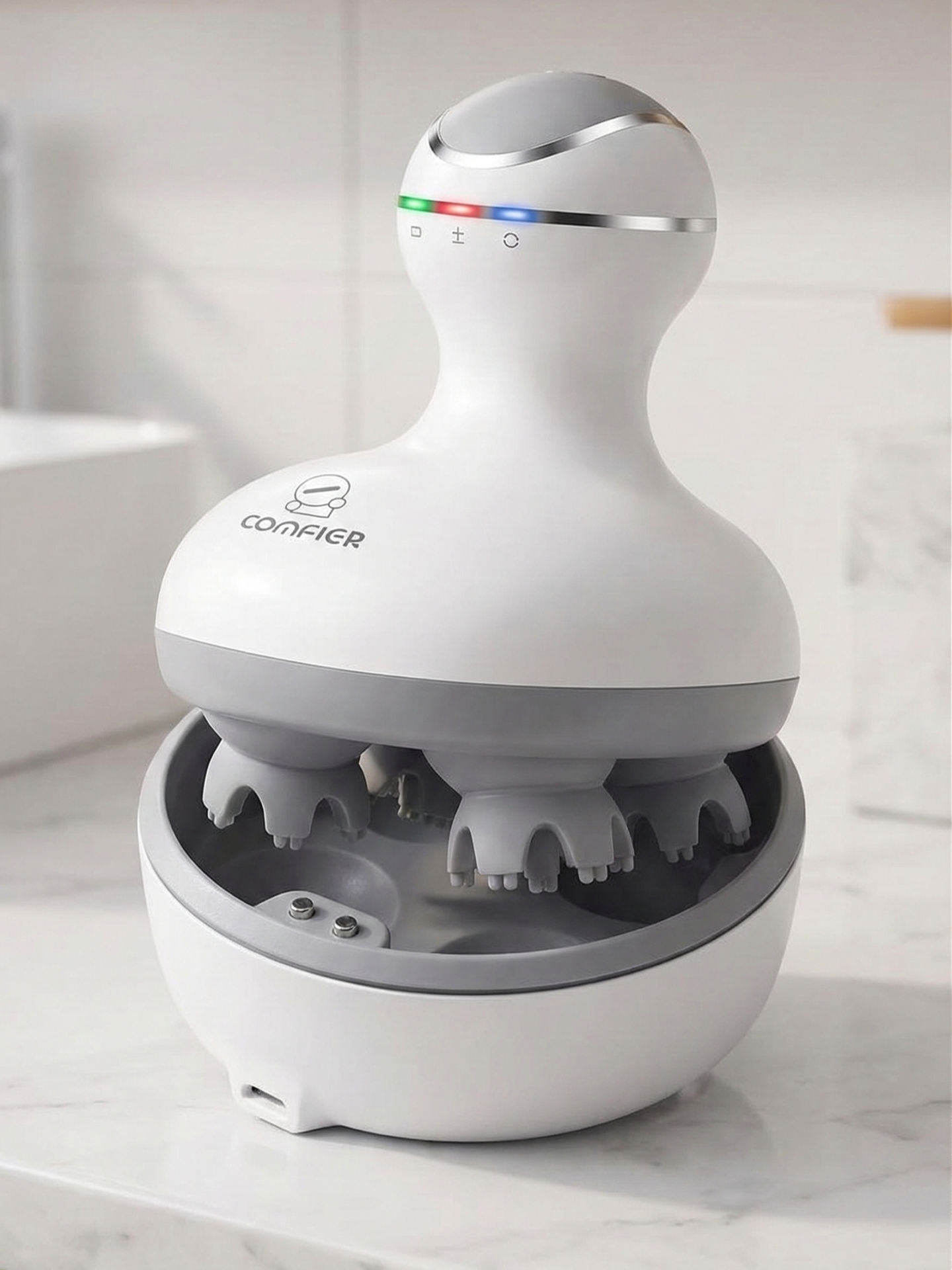 The COMFIER provides solid cordless kneading with many nodes for scalp comfort but misses red light for real growth stimulation leaving results more about temporary relief than lasting change.