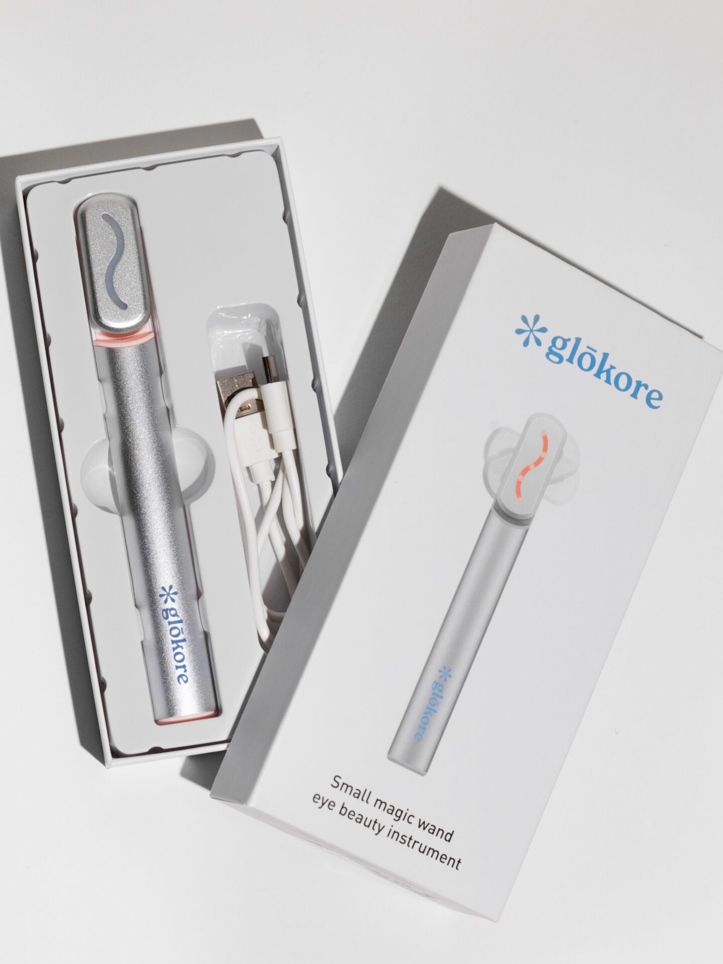 At-home red light facial therapy device for smoother and firmer skin