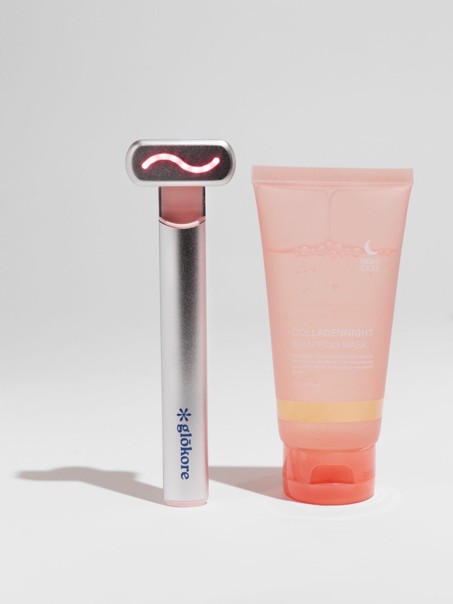 LED facial therapy wand designed to improve circulation and skin elasticity